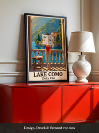 Lake Como Zeitung Sonnenbalkon
