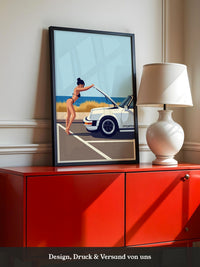 Elfer Cabrio Strand Retro