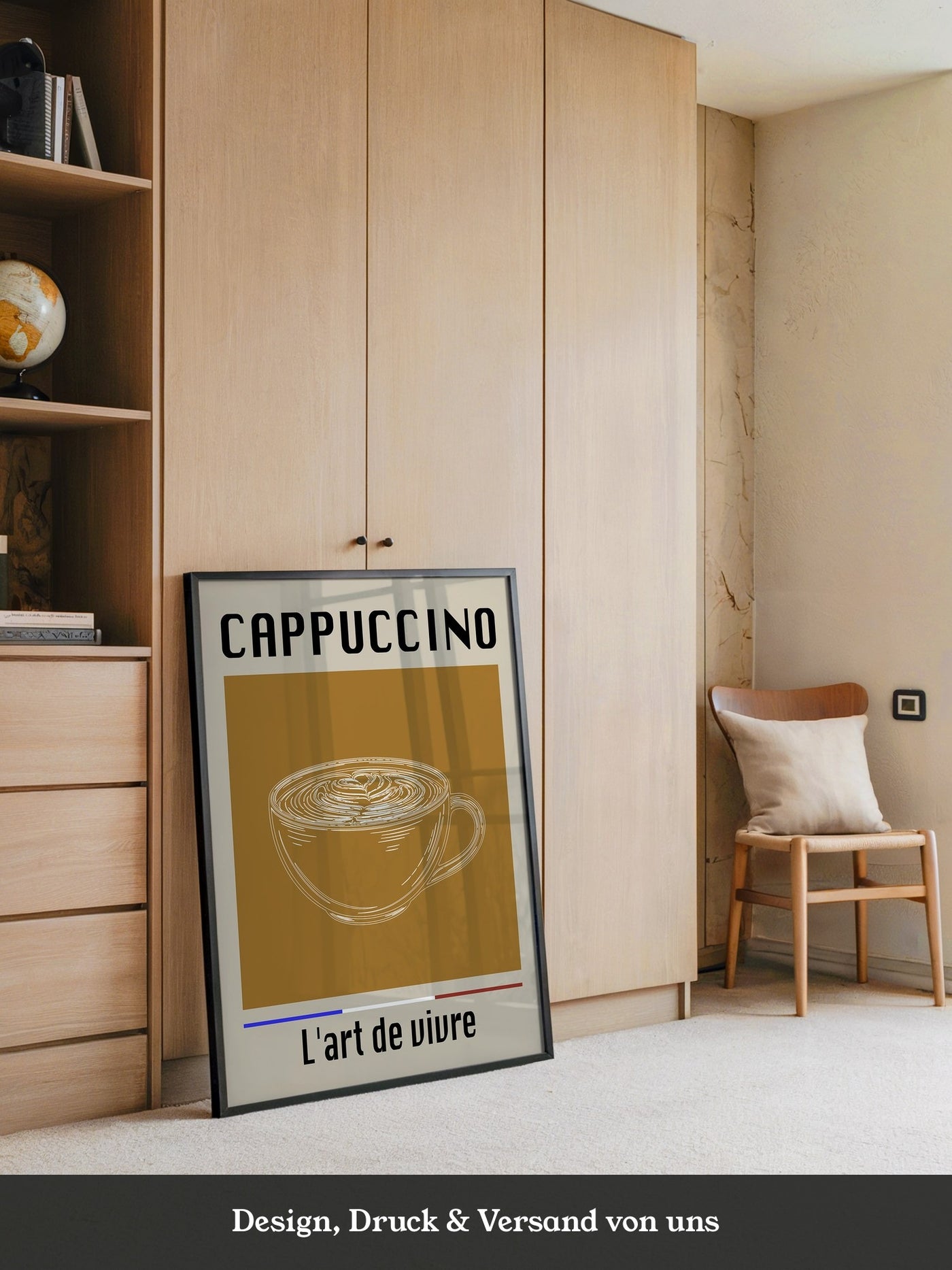 Cappuccino Tasse Minimalistisch