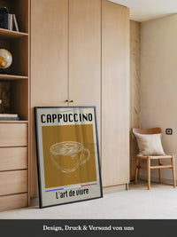 Cappuccino Tasse Minimalistisch