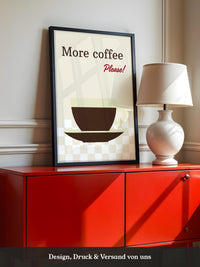 Kaffeetasse Text Retro-Design