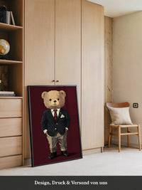 Teddybär Anzug Illustration