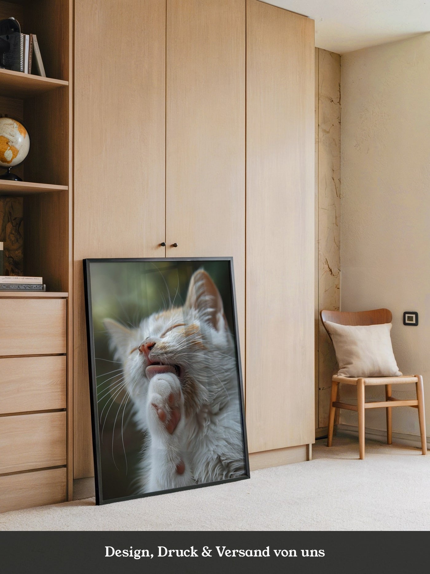 Katze Nahaufnahme Reinigung