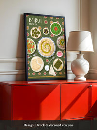 Beirut Mezze Illustration Kulinarisch