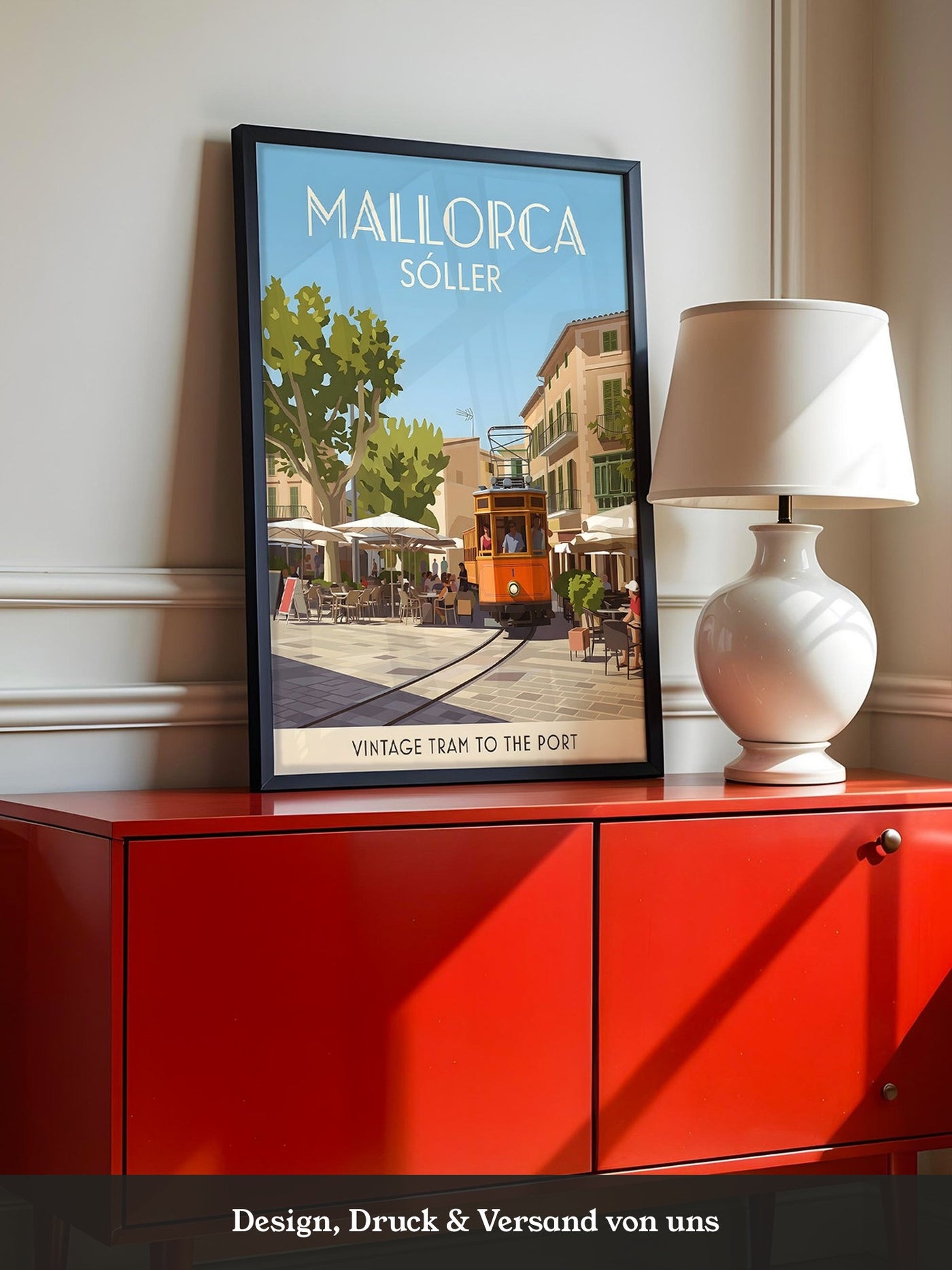 Mallorca Vintage Tram Retro-Stil