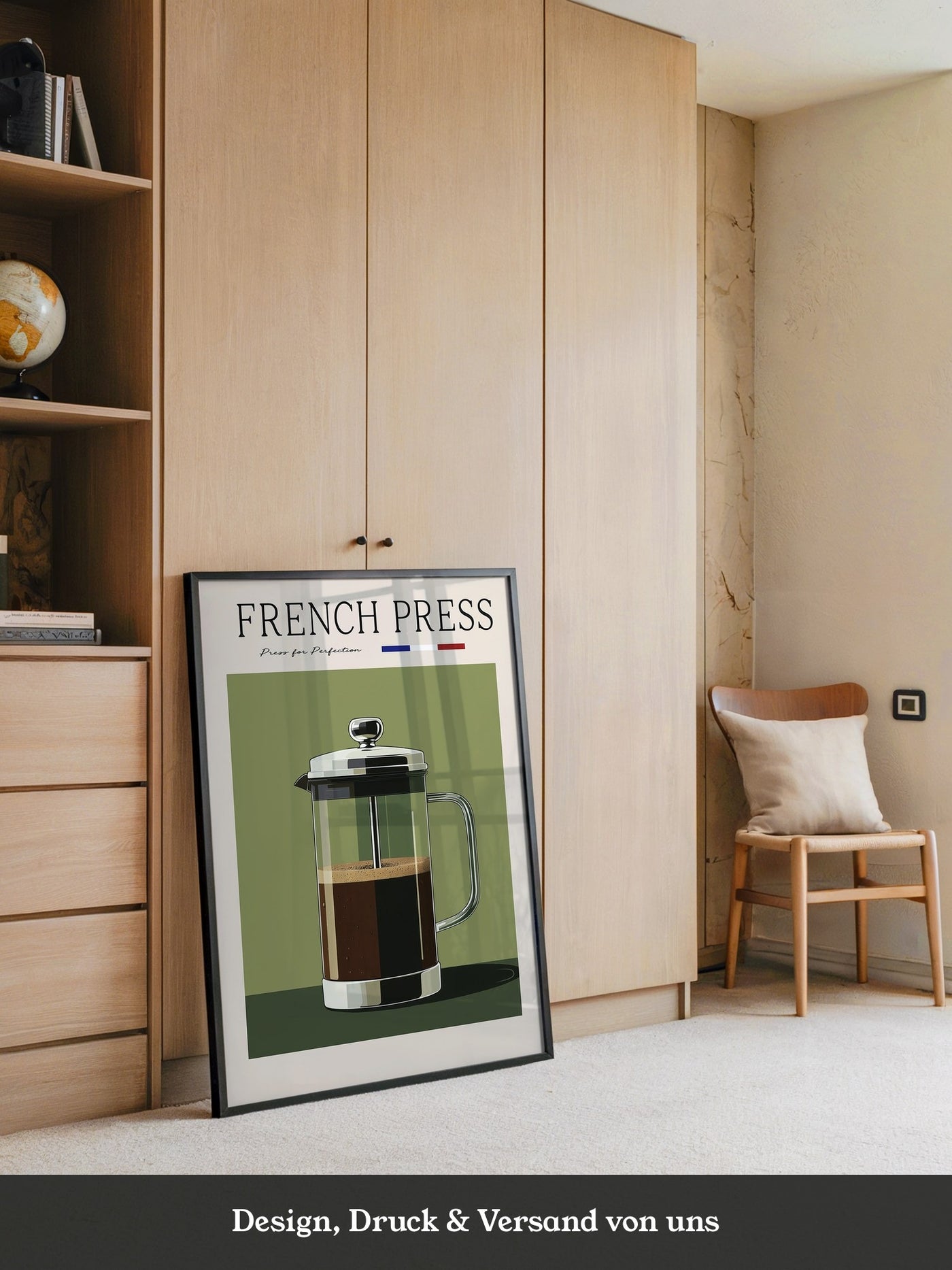 French Press Retro Design