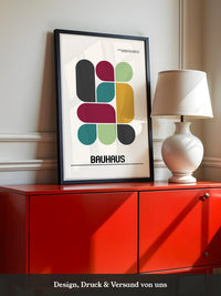 Bunte Geometrie Retro-Stil