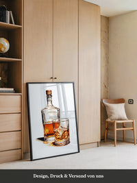 Whiskeyflasche Grafik Retro