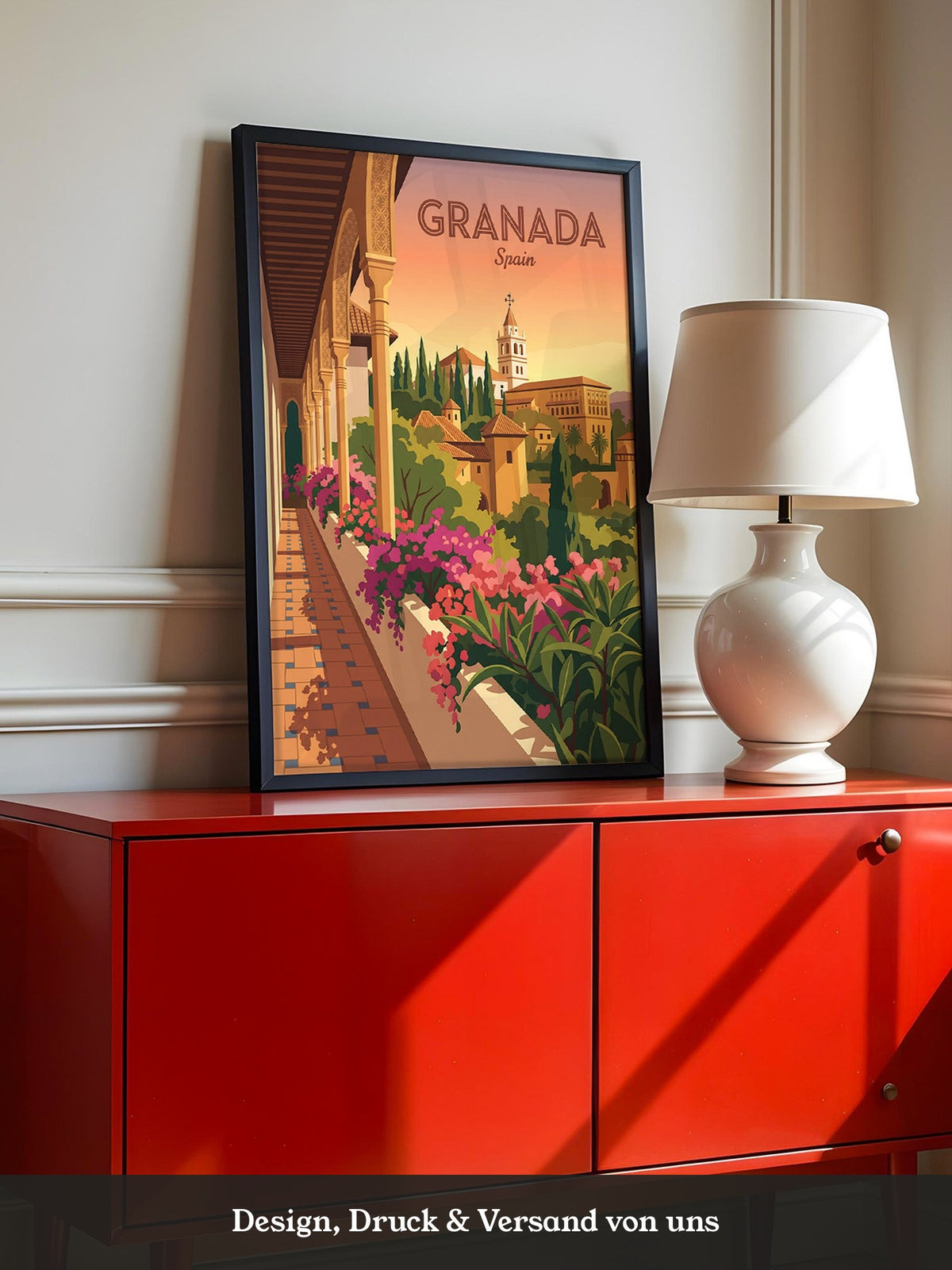 Granada Architektur Sonnenuntergang