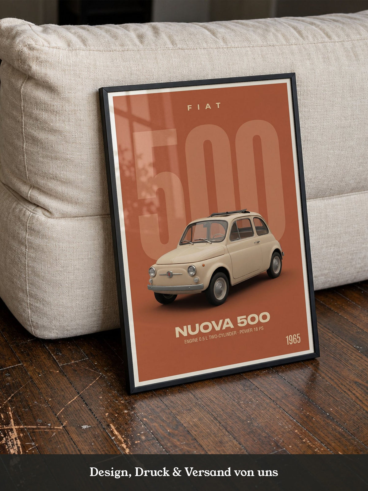 Fiat Retro Auto Ikone
