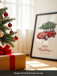 Porsche Weihnachtsbaum Rot