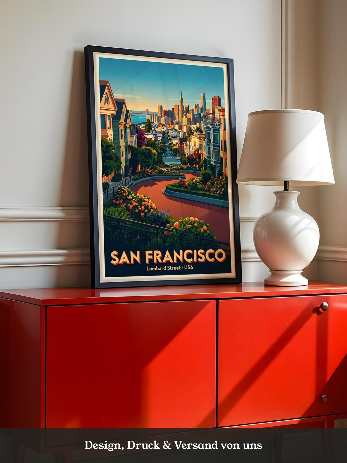 Lombard Street Abendlicht