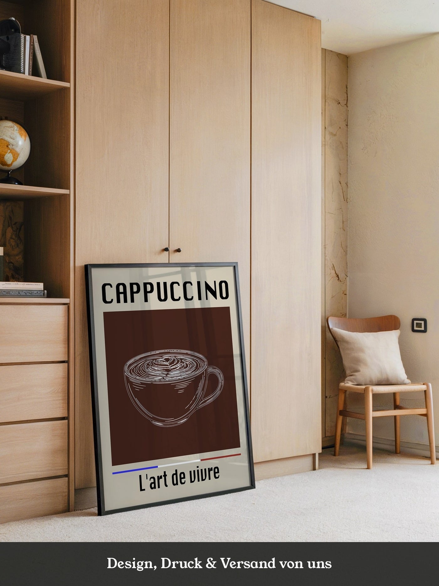 Cappuccino Tasse Retro-Stil