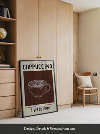 Cappuccino Tasse Retro-Stil