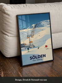 Skitag in den Alpen