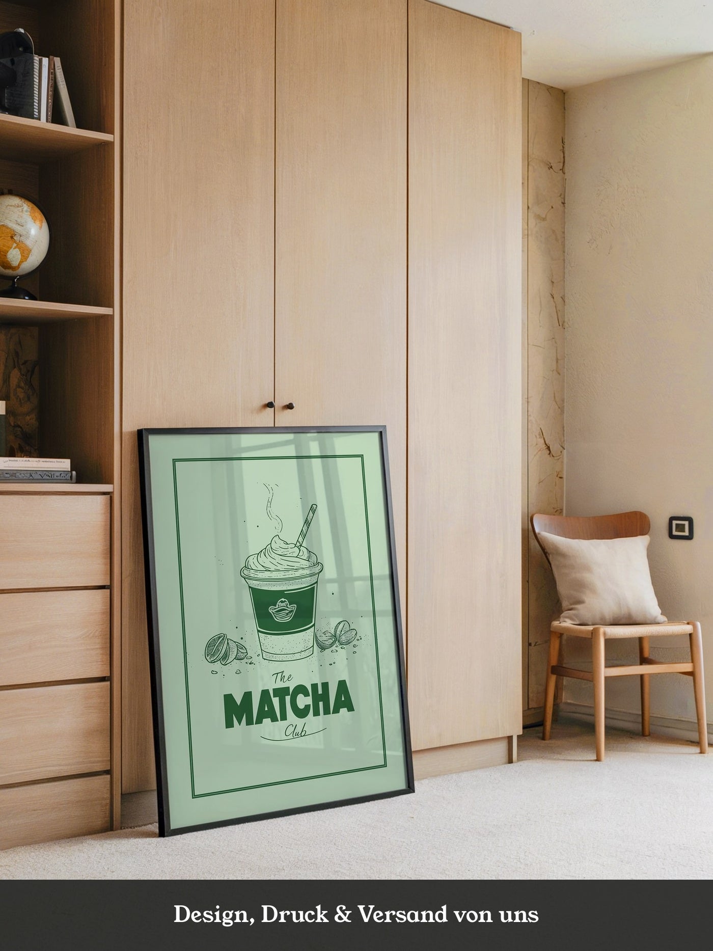 Matcha Becher retrogrün