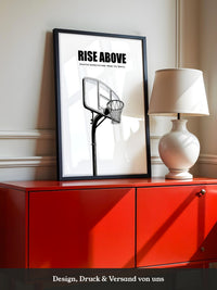 Basketballkorb Schwarzweiß