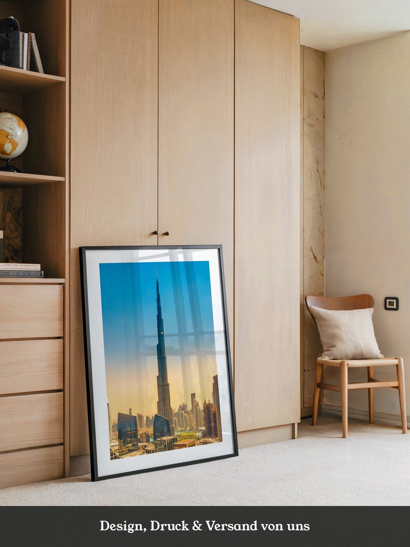 Burj Khalifa Skyline Pastellfarben