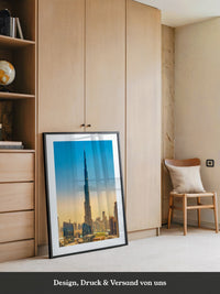 Burj Khalifa Skyline Pastellfarben