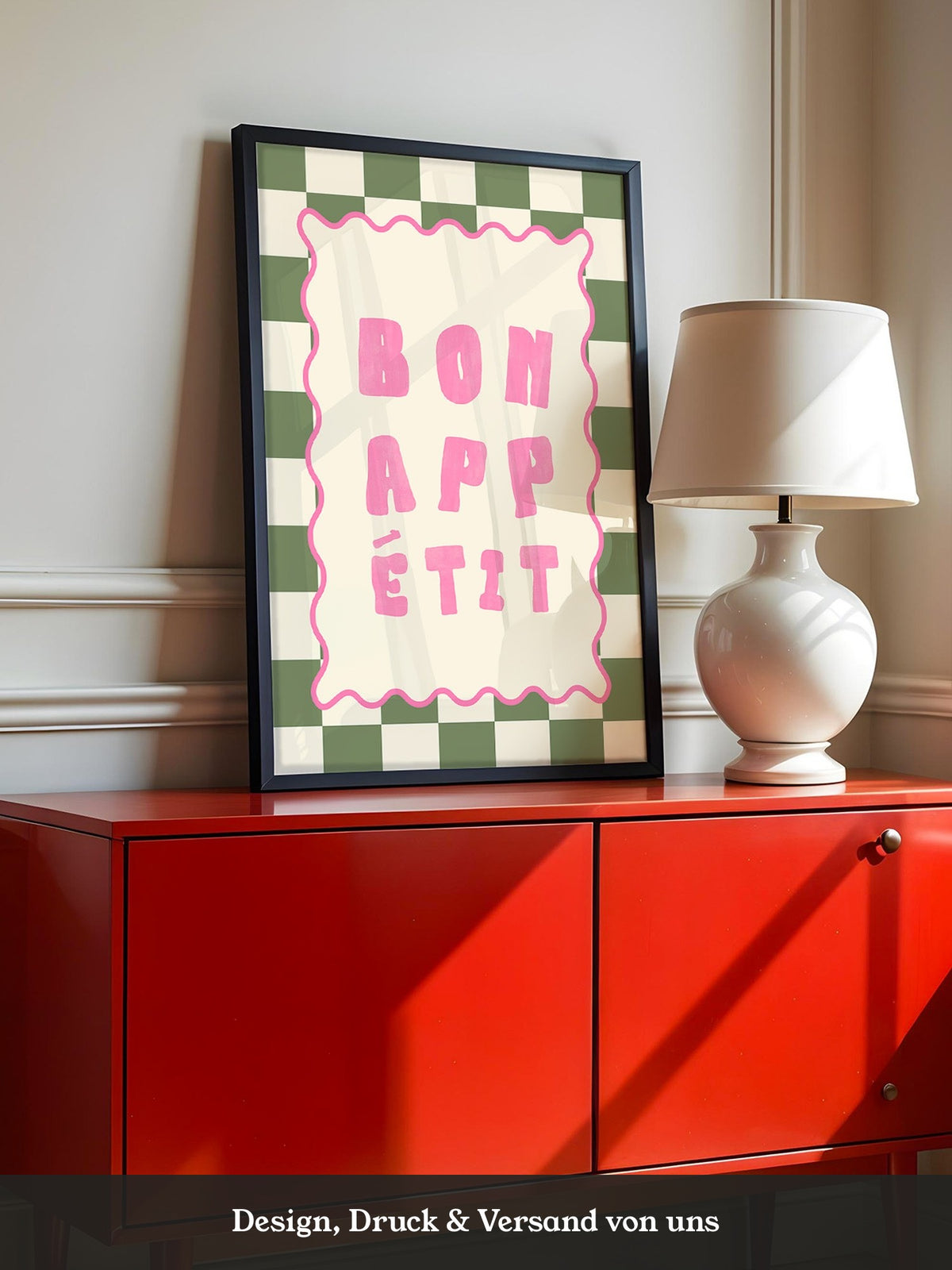 Bon Appétit Schachbrettmuster