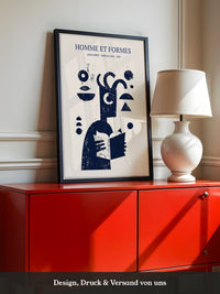 Geometrische Formen Figur Blau