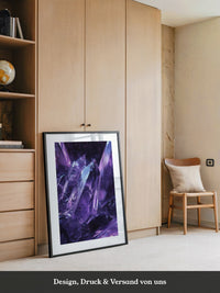 Amethyst Kristalle violett