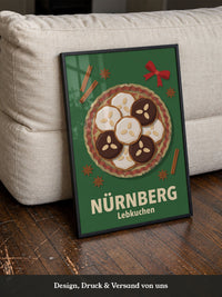 Nürnberg Lebkuchen Illustration
