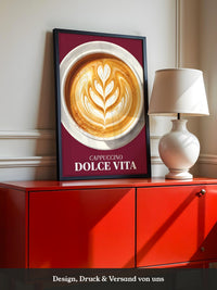 Cappuccino Latte Art Herz