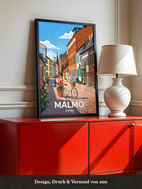 Malmö Altstadtbummel Fahrrad Retro