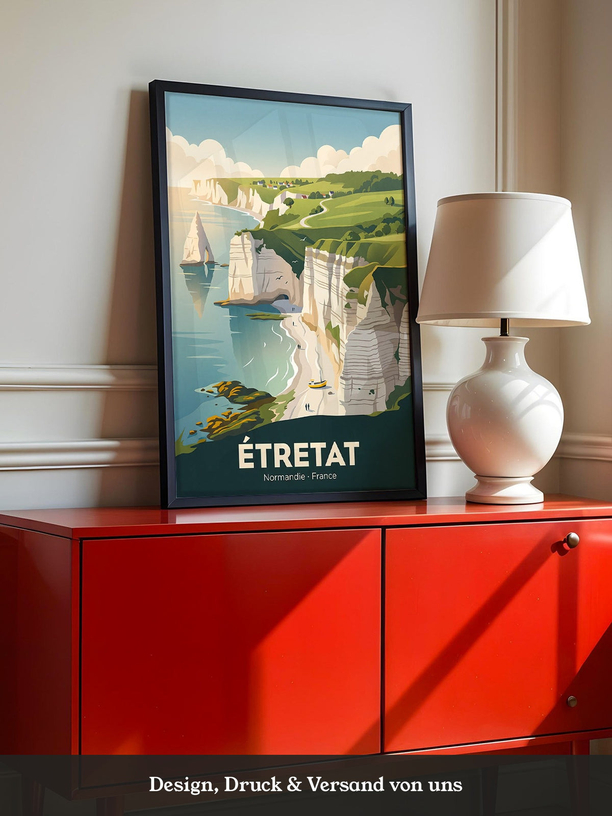 Étretat Küste Pastell Strände