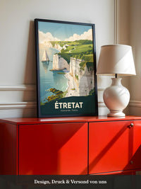 Étretat Küste Pastell Strände