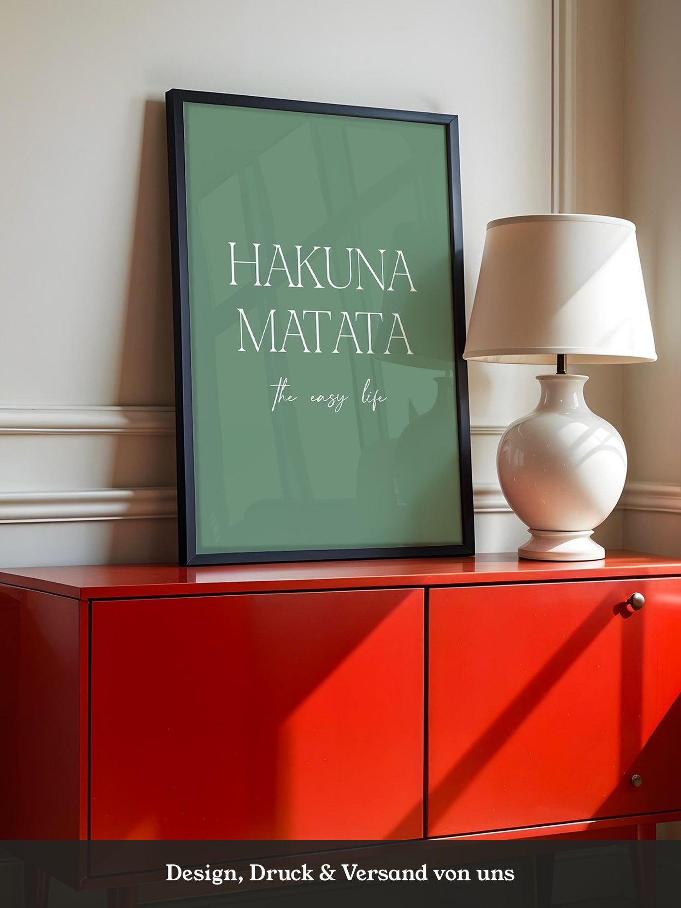 Hakuna Matata Minimalistisch Grün