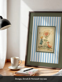 Kleiner Prinz Illustration Vintage