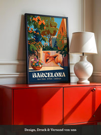 Barcelona Lippenmosaik Farbenpracht