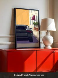 Sportwagen Illustration Gelb