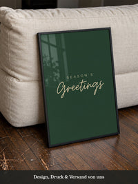 Season's Greetings Grün