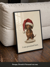 Dackel Weihnachtsfantasie