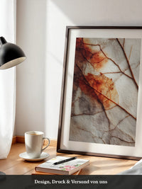 Herbstblatt Struktur Vintage