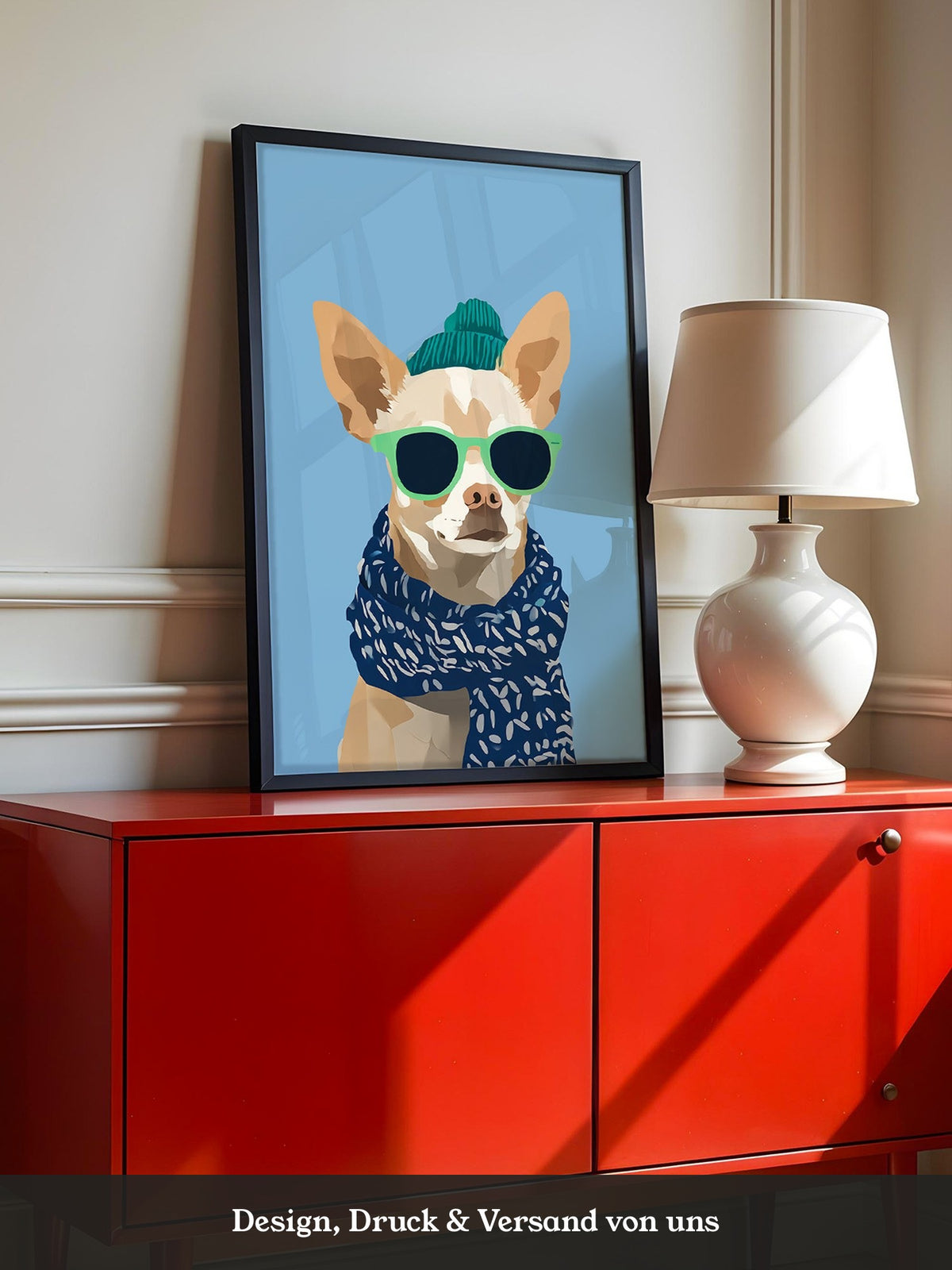 Chihuahua Cool Cartoon Outfit