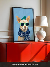 Chihuahua Cool Cartoon Outfit