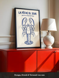 Hummer Illustration Blau