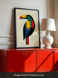 Tukan Bunt Geometrisch