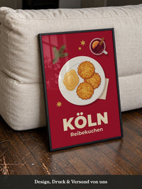 Kölner Gebäck Lebkuchen Plakat