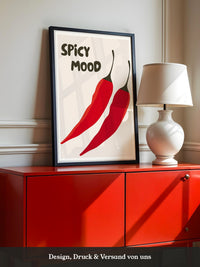 Chilischoten Grafik Rot