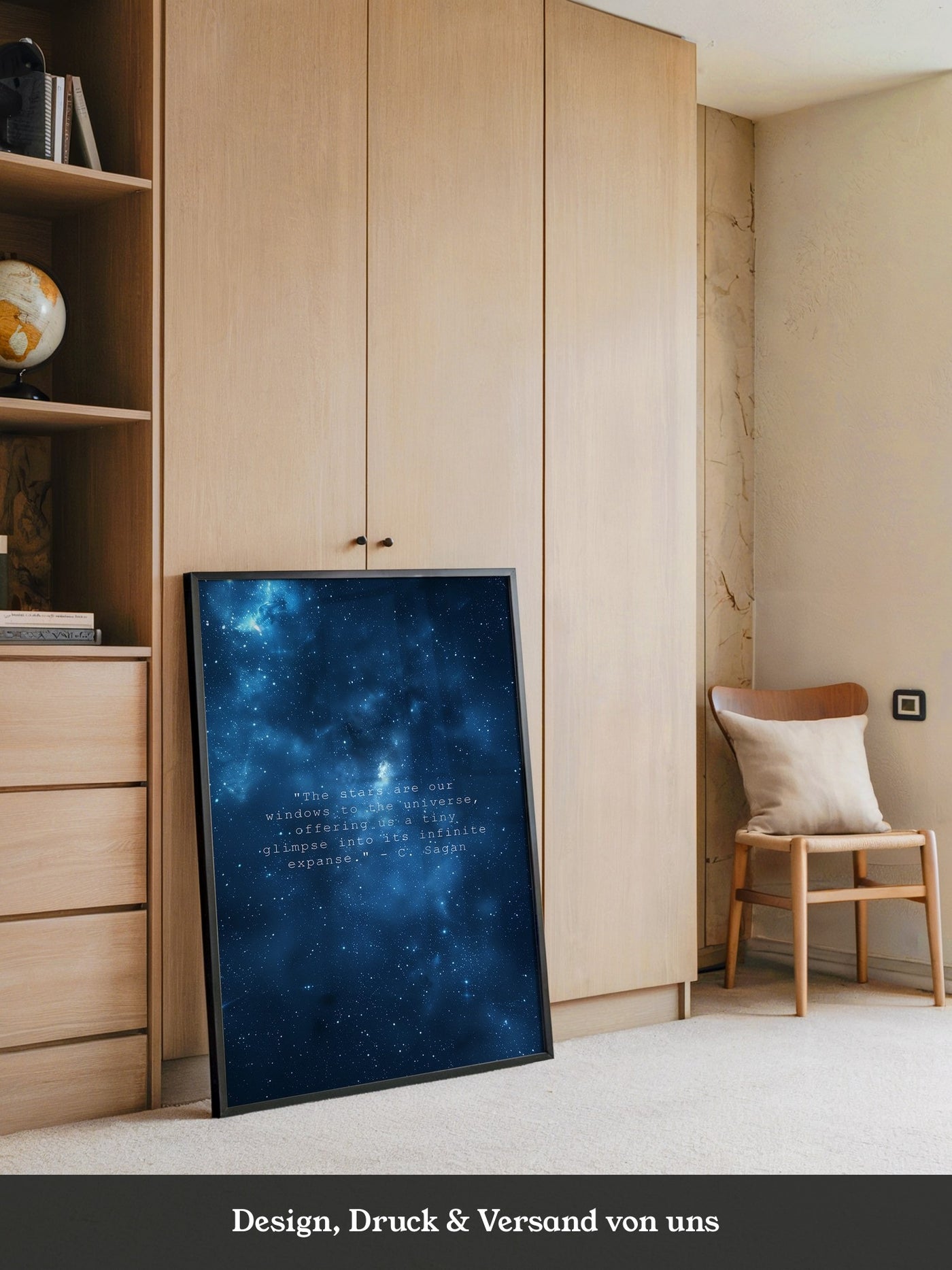 Sternenhimmel Zitat Universum Blau