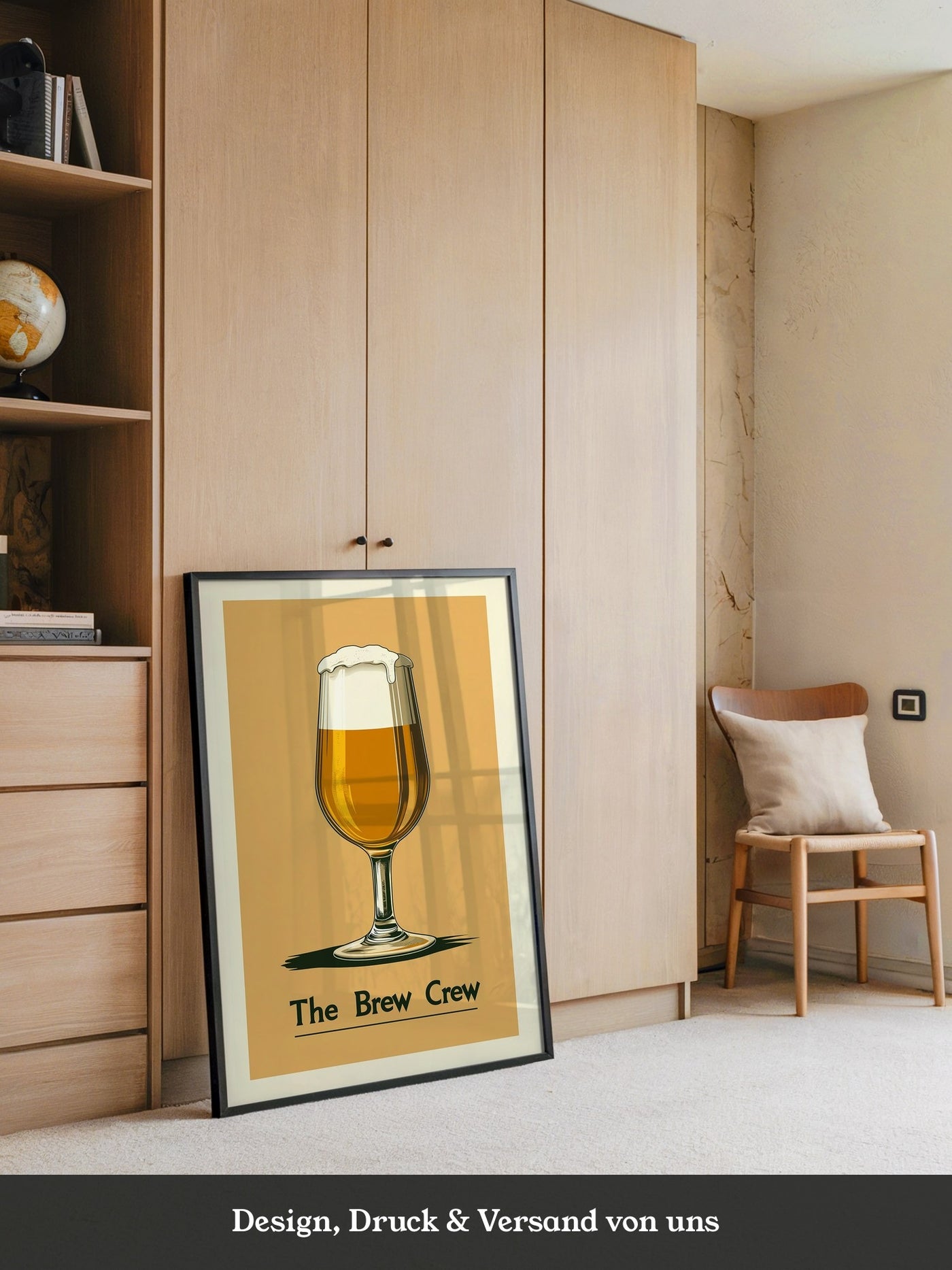 Bierglas Retro Stil