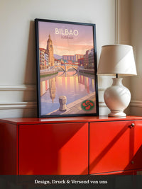 Bilbao Sonnenuntergang Architektur