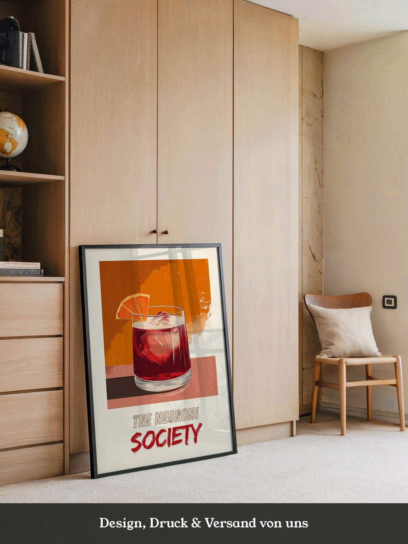 Negroni Cocktail Vintage Stil