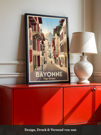Bayonne Gassen Retro Stil