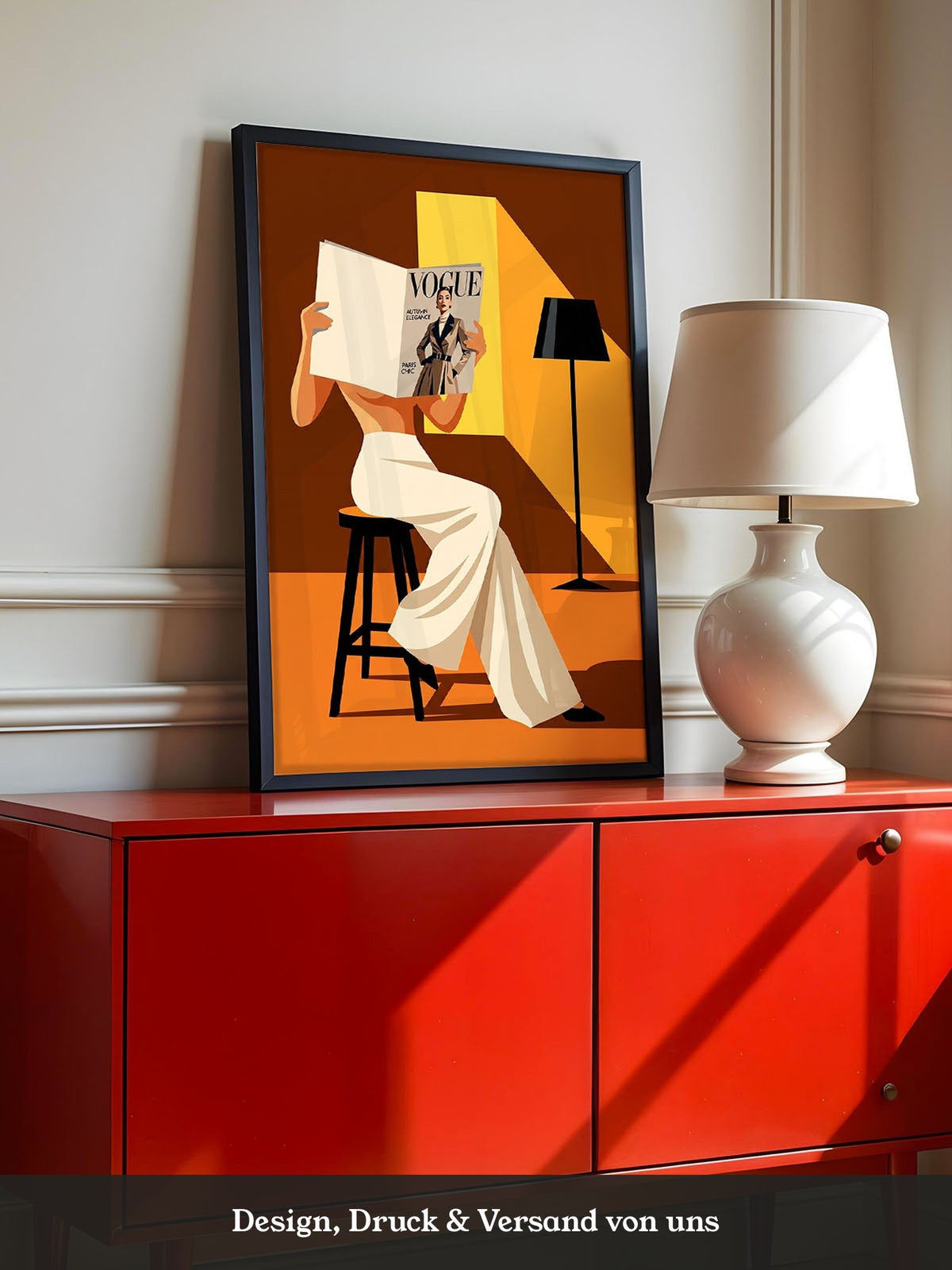 Magazin Leserin Fashion Illustration